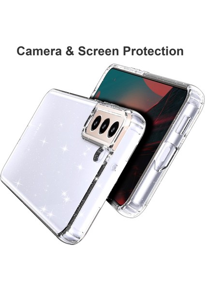 Samsung Galaxy S22 Plus 5g Için Şeffaf Parıltılı Esnek Tpu Telefon Kılıfı (Yurt Dışından) fiyatları