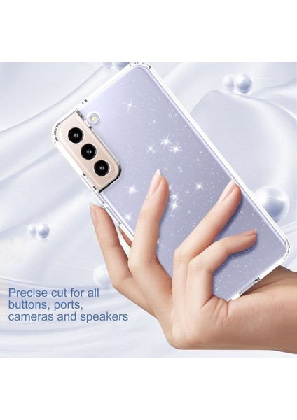 Samsung Galaxy S22 Plus 5g Için Şeffaf Parıltılı Esnek Tpu Telefon Kılıfı (Yurt Dışından) indirimleri