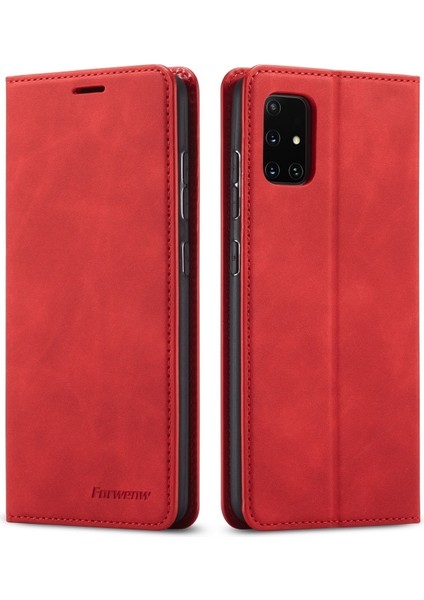 Samsung Galaxy A71 Için Pu Deri Telefon Kılıfı (Yurt Dışından)