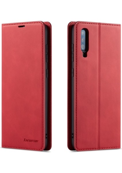 Samsung Galaxy A70 Için Deri Telefon Kılıfı (Yurt Dışından)