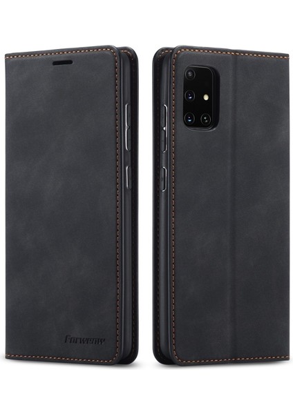 Samsung Galaxy A71 Için Pu Deri Telefon Kılıfı (Yurt Dışından)