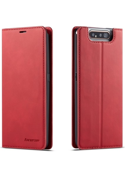 Samsung Galaxy A80 Için Deri Telefon Kılıfı (Yurt Dışından)