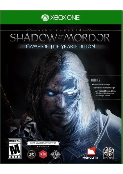 Middle-Earth™: Shadow Of Mordor™ - Game Of The Year Edition Xbox Series X|S & Xbox One Oyun