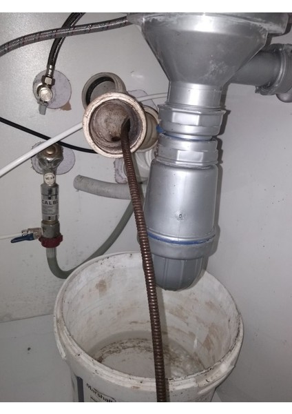 Lavabo Klozet Gider Açma Teli Pimaş Açma Sustası 5metre