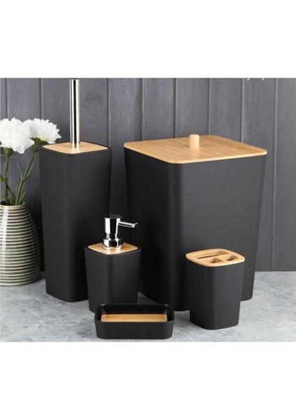 Braga Black Silver 5li Banyo Seti