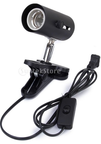 Nw-02 Kelepçe ile Akvaryum Sürüngen Işık Taban Tutucu Seramik Isı Lambası Standı (Yurt Dışından)