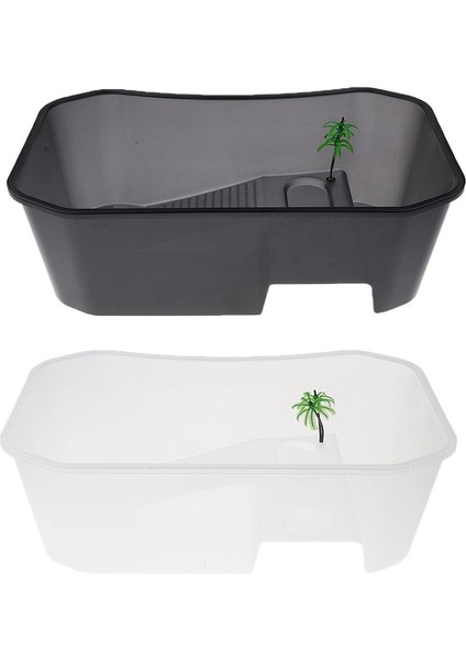 2 Adet Plastik Sürüngen Besleme Tankı (Yurt Dışından)