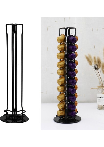 Kahve Pod Tutucu Nespresso Kahve Bar Mağaza Için Raf Kule Standı 40 Pods Altın(Yurt Dışından) modelleri