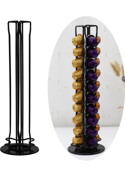 Kahve Pod Tutucu Nespresso Kahve Bar Mağaza Için Raf Kule Standı 40 Pods Altın(Yurt Dışından) indirimleri