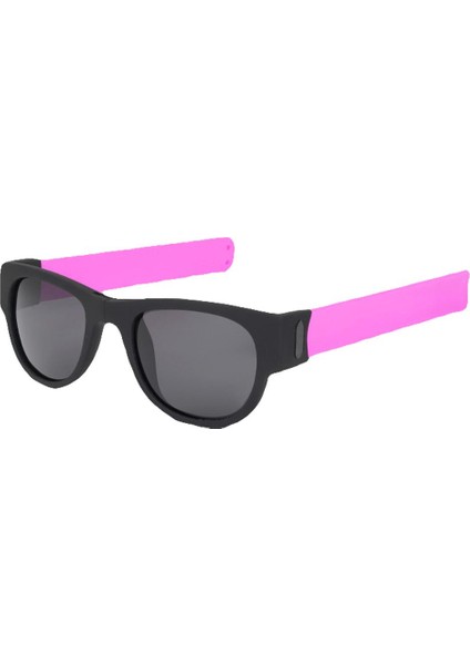 Tokat Bileklik Bilek Katlanır Güneş Gözlüğü Trendy Katlanabilir Güneş Gözlükleri Mor