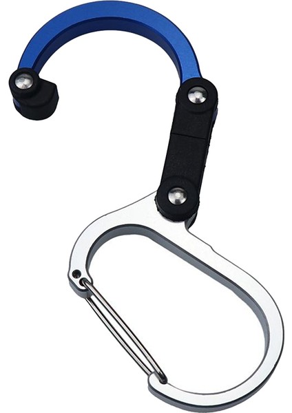 Premium Carabiner Klipler Kanca Açık Ev Kamp Balıkçılık Seyahat Çantası Tutucu - Kırmızı(Yurt Dışından)