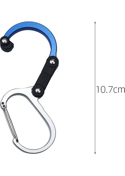 Premium Carabiner Klipler Kanca Açık Ev Kamp Balıkçılık Seyahat Çantası Tutucu - Kırmızı(Yurt Dışından) modelleri