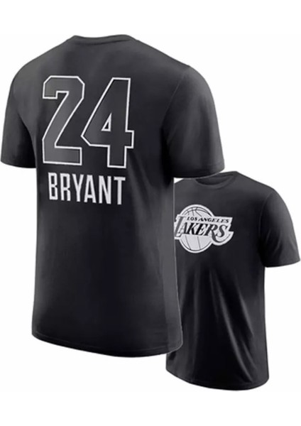 Bryant 24 Baskılı Yuvarlak Yaka Nefes Alan Oversize Yeni Stil Erkek T-Shirt