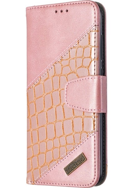 Bınfen Color Xiaomi Redmi Note 9 Için Timsah Doku Pu Deri Telefon Kılıfı - Pembe (Yurt Dışından) fırsatları
