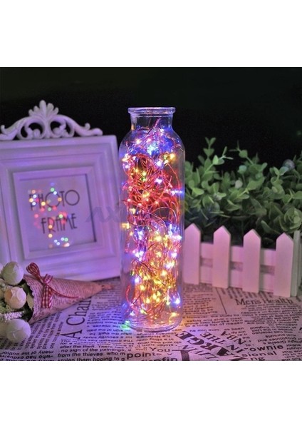3 Metre 3 Fonksiyonlu Peri Led RGB Pilli Dekoratif Aydınlatma Yılbaşı Çam Ağacı Ev Süsleme