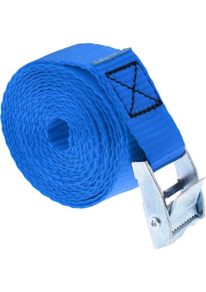 Ağır Cam Toka Kravat Aşağı Kirpik Kayışı Tavan Raf Römork 25MM x 2.5m Mavi fiyatları