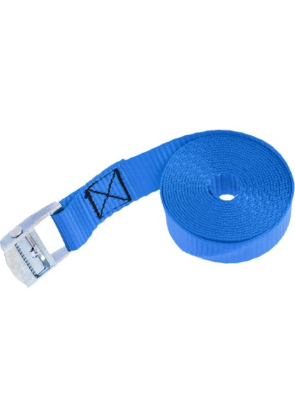 Ağır Cam Toka Kravat Aşağı Kirpik Kayışı Tavan Raf Römork 25MM x 2.5m Mavi indirimleri