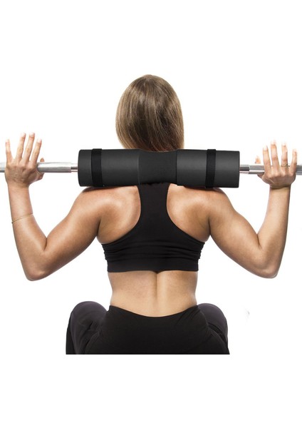 Spor Halter Bar Kapak Squat Pad Ağırlık Kaldırma Omuz Geri Koruyucu Siyah