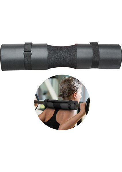 Spor Halter Bar Kapak Squat Pad Ağırlık Kaldırma Omuz Geri Koruyucu Siyah