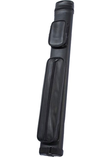 Havuz Cue Case 4 Delik Deri Ayarlanabilir Koruyucu Hafif Kılıfı Siyah