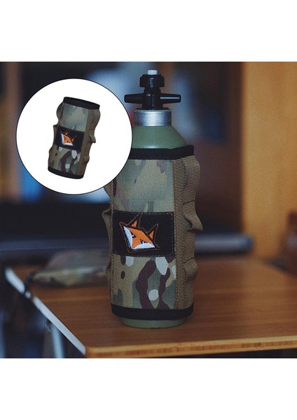 Kamp Gaz Tankı Koruyun Kapak Koruyucu Şişe Dayanıklı Doku Kamuflaj modelleri