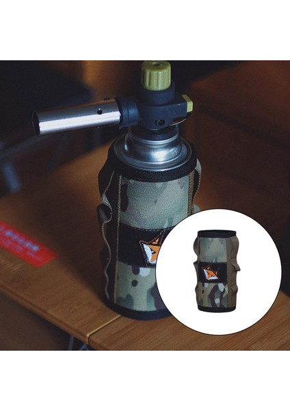 Kamp Gaz Tankı Koruyun Kapak Koruyucu Şişe Dayanıklı Doku Kamuflaj fırsatları