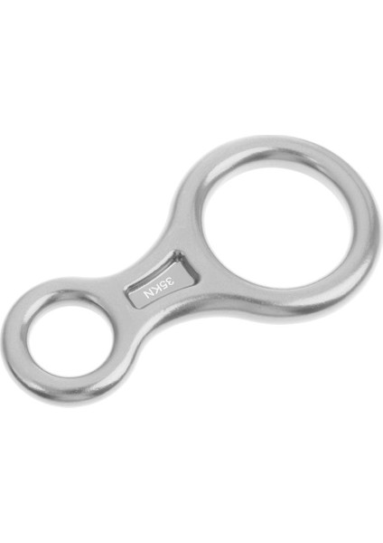 35KN Şekil 8 Rappel Bölü Cihazı Tırmanma Mağdam Descender Rappelling Yüzük Gümüş fiyatları