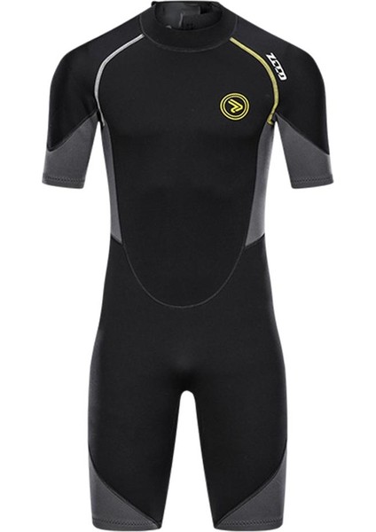 Erkekler 1.5mm Wetsuit Shorty Mayo Tulum Neopren Fordiving Yetişkin Xl