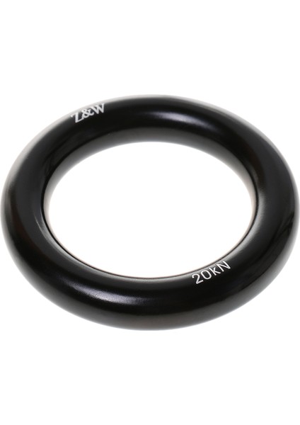 20KN 4500LBS Kaya Tırmanışı Rappel Yüzük Kefalet Çıkışı Arma Ekipmanları Siyah