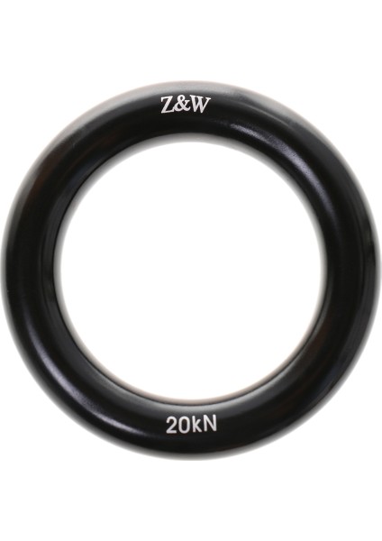 20KN 4500LBS Kaya Tırmanışı Rappel Yüzük Kefalet Çıkışı Arma Ekipmanları Siyah fiyatları