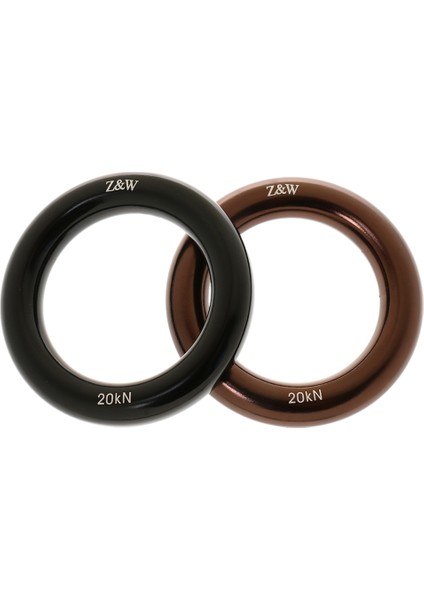 20KN 4500LBS Kaya Tırmanışı Rappel Yüzük Kefalet Çıkışı Arma Ekipmanları Siyah indirimleri