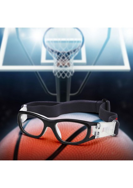 Futbol Basketbol Gözlük Anti Sis Giyilebilir Tenis Bisiklet Spor Goggles Siyah