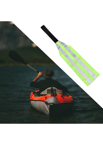 Kayak Seyahat Tow Güvenlik Bayrağı Dinghy Çekme Römork Uyarı Bayrakları Yeşil