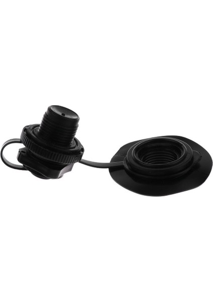 Dayanıklı Şişme Tekne Yatak Spiral Hava Vana Fişleri Yedek Siyah modelleri