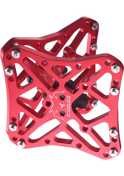 2 Adet Clipless Pedal Platformu Adaptörü Shimano Spd Kırmızı Için Bisiklet Parçaları