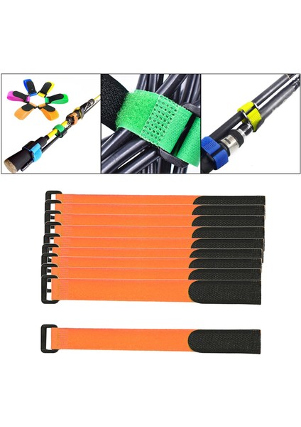 10X Olta Kemerleri Ties Sıkı Iplik Çubuk Askıları Tutucular Sarı(Yurt Dışından) indirimleri