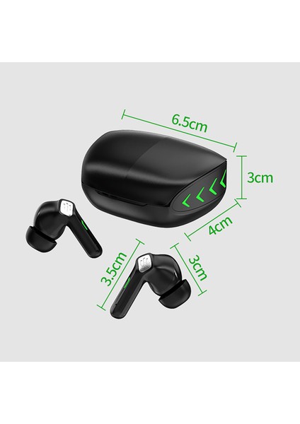 Şık Kablosuz Kulakiçi Taşınabilir E-Spor Oyun Gamer Için Bluetooth Uyumlu Kulaklık