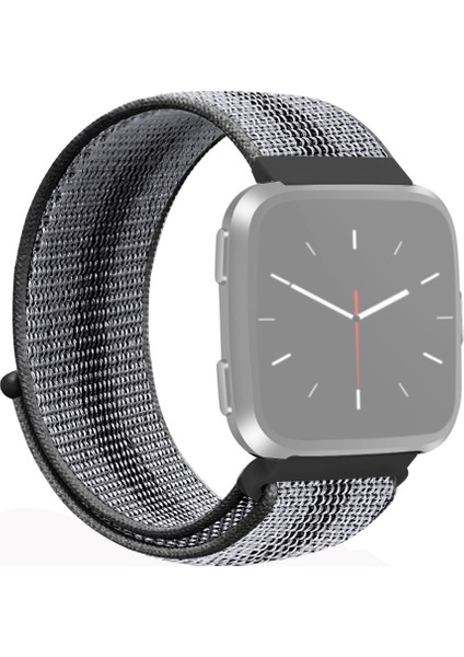 Fitbit Versa Için 1/2 Evrensel Naylon Kayış Kordonlu Saat