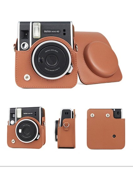 MINI40 Pu Retro Kamera Çantası(Yurt Dışından)