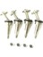 4 Adet Metal Cvd Evrensel Ortak Şaft ile M2 Somun Wltoys K969 K989 K979 P929 1/28 Rc Araba Yükseltmeleri Parçaları 1