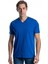 V Yaka Tişört, Saks Mavi -113E241- T-shirt, Tshirt, Kısa Kollu 1