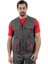 , Yelek, Gri-Kırmızı -118E3548- Dört Cepli, Mevsimlik 1