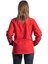 , Kadın SoftShell Mont, Kırmızı -91E2379- Su İtici 3