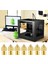 30 Parça Mk8 Nozul 0.4mm 3D Yazıcı Nozulları 3D Yazıcı Makerbot Creality Cr-10 (1 Adet Plastik Kutu) Için Ekstruder Baskı Kafası 5