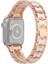 Puluz Apple Watch Uyumlu 7 45Mm / 6&Se&5&4 44Mm / 3&2&1 42Mm Için Kayış Gül Altın + Beyaz 1