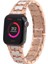 Puluz Apple Watch Uyumlu 7 45Mm / 6&Se&5&4 44Mm / 3&2&1 42Mm Için Kayış Gül Altın + Beyaz 3