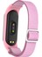 Puluz Xiaomi Mi Band Için 3/4/5 Dimi 8-Şekilli Toka Kordonlu Saat Pembe 1