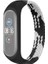 Puluz Xiaomi Mi Band Naylon Kordonlu Saat Için, Boyut: Xl 180Mm Siyah Beyaz 1