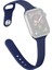 Puluz Apple Watch Uyumlu 7 Için Silikon Kayış 45Mm / 6&Se&5&4 44Mm / 3&2&1 42Mm Gece Mavisi 1