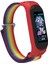Puluz Xiaomi Mi Band Için 6/5/4/3 Dimi Kordonlu Saat Gökkuşağı 3